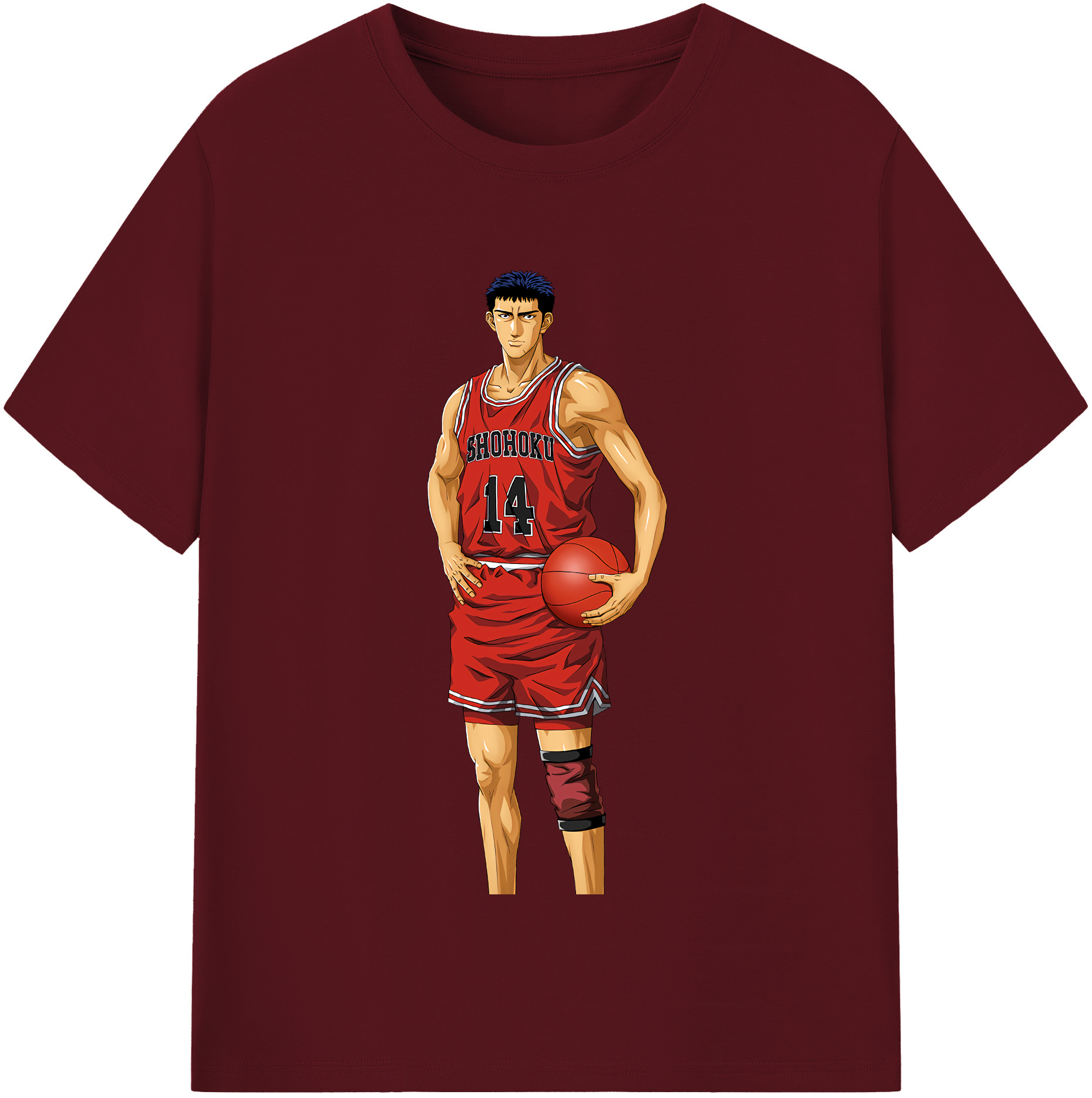 SLAM DUNK／スラムダンク 綿100％半袖Tシャツ（フロントプリント）